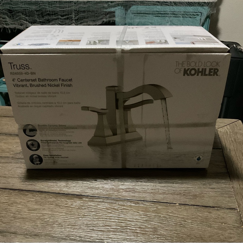 Kohler Truss Bathroom Faucet in Brushed Nickel